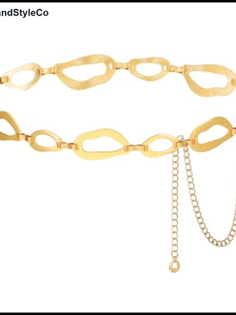 Women's Chain Belt Adjustable Waist Belt for Dress